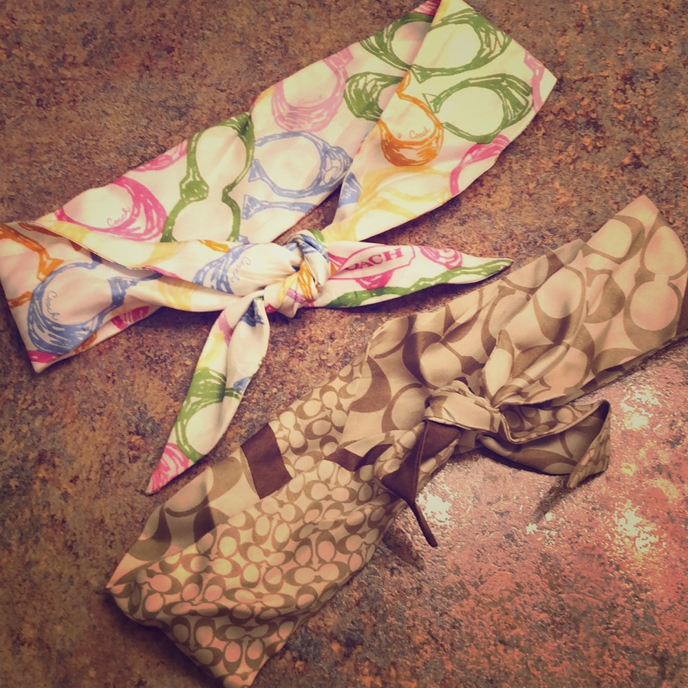 2 Coach hair bands.